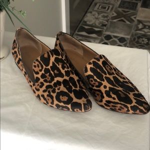 Calvin Klein Leopard flats